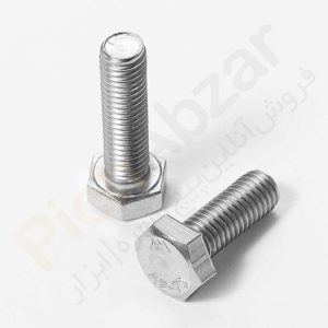 قیمت و فروش عمده پیچ سر شش گوش استیل 304 سایز 40*12
